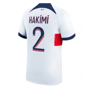 Paris Saint-Germain Achraf Hakimi #2 Venkovní Dres 2023-24 Krátký Rukáv
